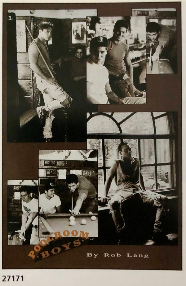 90er Jahre Poster 		Rob Lang	Poolroom boys Maxi 62 cm x 93 cm Verkerke