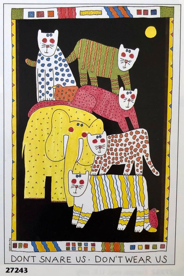 90er Jahre Poster Pat Meyers	Don`t snare us Maxiposter Maxi 62 cm x 93 cm