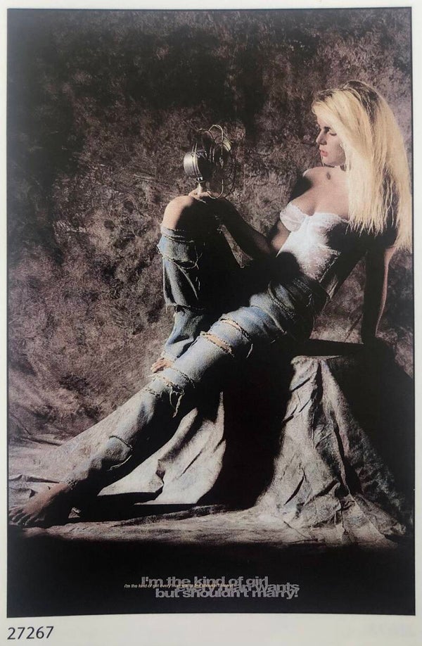 90er Jahre Poster Don Verslycken	I´m the kind of girl sexy Maxi 62 cm x 93 cm