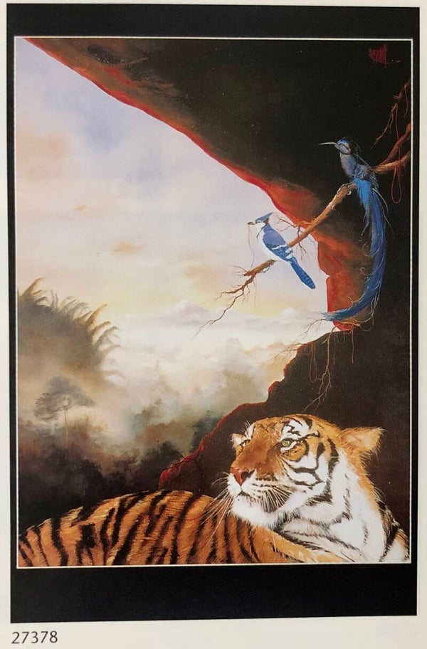 90er Jahre Luc Genot	Le guardian Tiger Maxiposter Maxi 62 cm x 93 cm