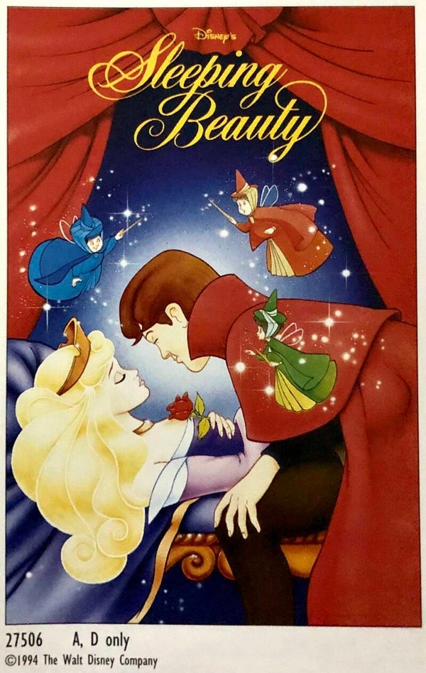 90er Jahre Poster Walt Disney - Sleeping Beauty  Maxi 62 cm x 93 cm Verkerke