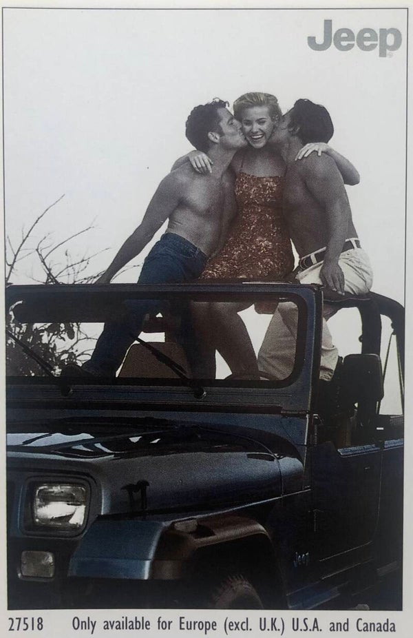 90er Jahre Poster Jeep Maxi 62 cm x 93 cm
