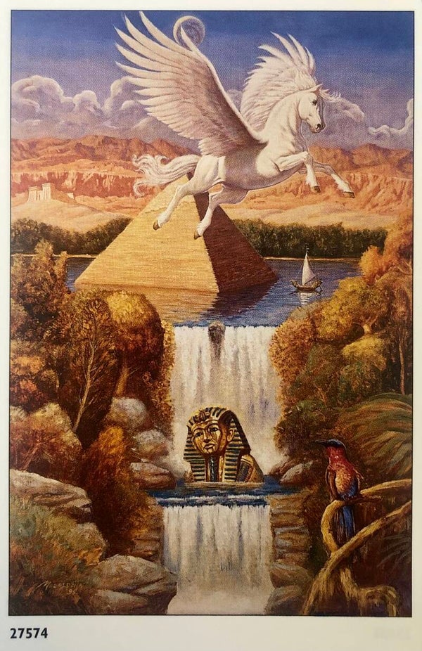 90er Jahre Poster Egyptian Phantasy Maxiposter Maxi 62 cm x 93 cm Petar Meseldžija