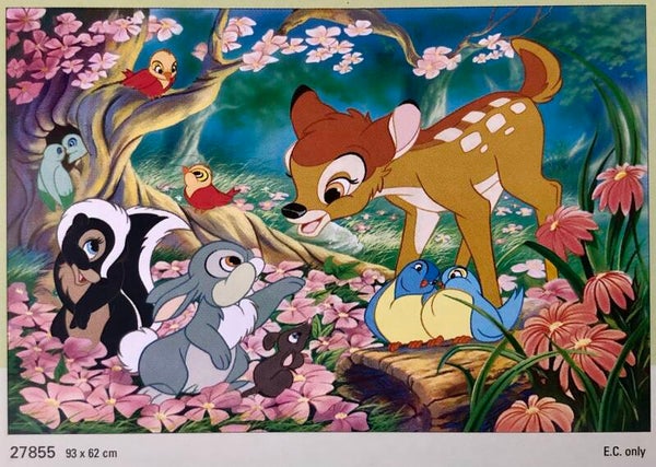 90er Jahre Poster Walt Disney	Bambi Maxiposter Maxi 62 cm x 93 cm B-Ware: gedrückt