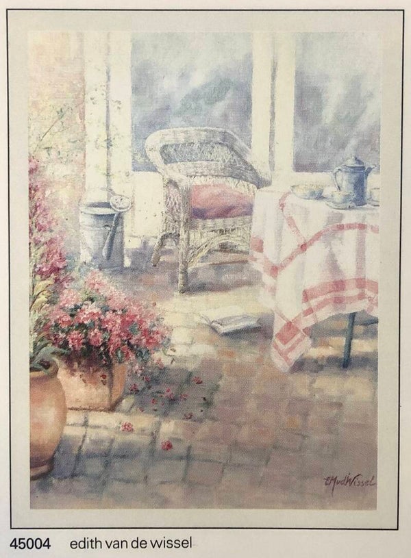 Verkerke Edith van der Wissel Stillleben Kunstdruck 50 x 40 cm Poster 90er Jahre Art