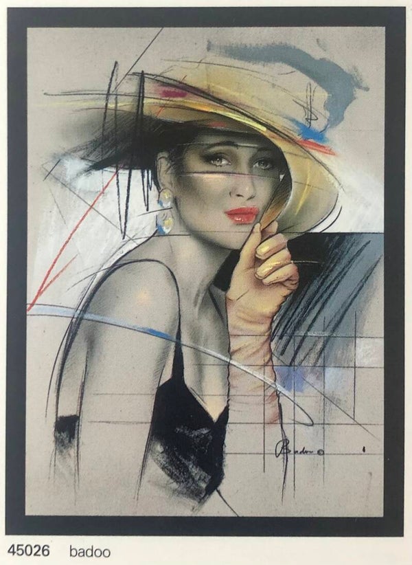 Verkerke Badoo Kunstdruck 50 x 40 cm Poster 90er Jahre Art