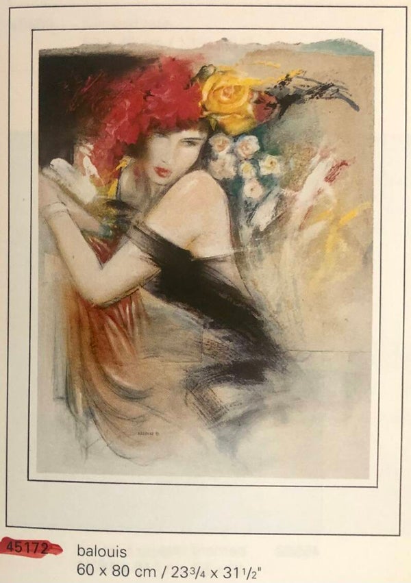 Verkerke Balouis	Corona Kunstdruck 80 x 60 cm Poster  90er Jahre Art