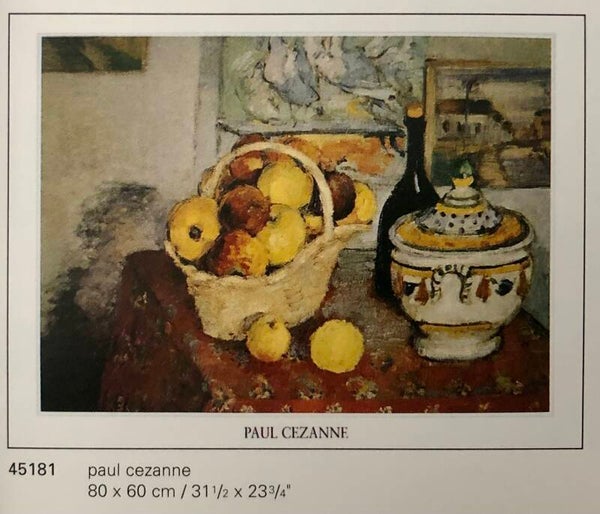 Verkerke Paul Cezanne	Nature morte à la soupiere 80 x 60 cm Poster 90er Jahre Art