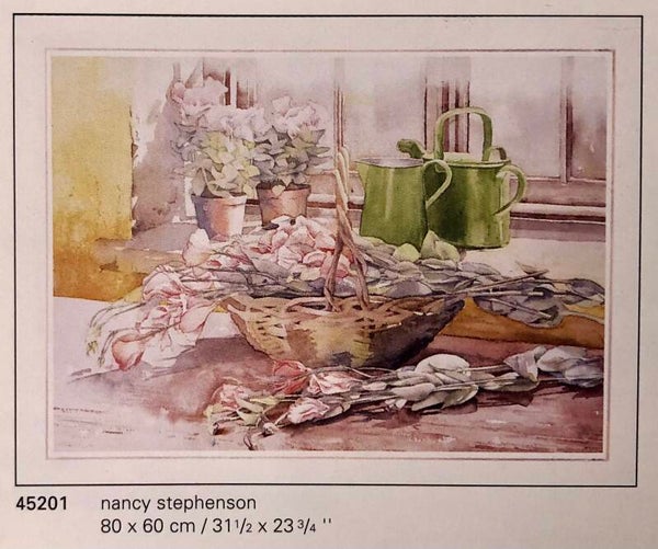 Verkerke Nancy Stephenson	Afternoon Lisanthus  80 x 60 cm Poster 90er Jahre Art