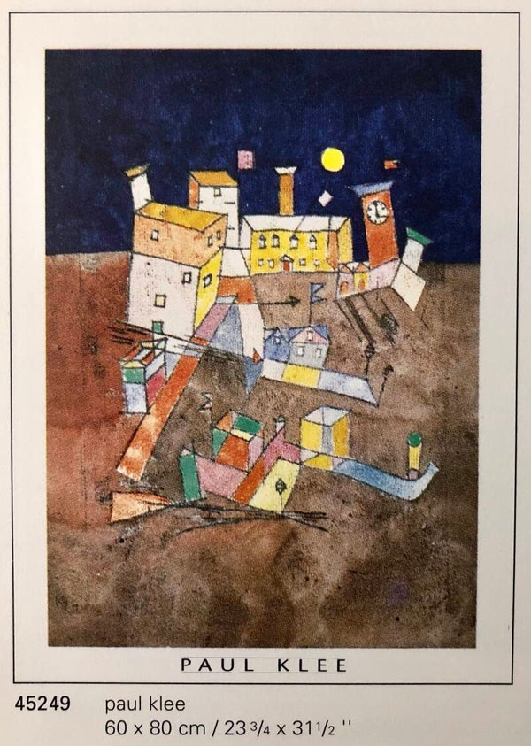 Verkerke Paul Klee	Partie aus G.Londres  80 x 60 cm Poster 90er Jahre Art