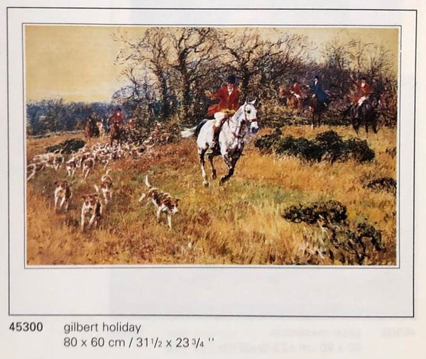 Verkerke Gilbert Holiday	The huntsman Jäger 80 x 60 cm Poster 90er Jahre Art