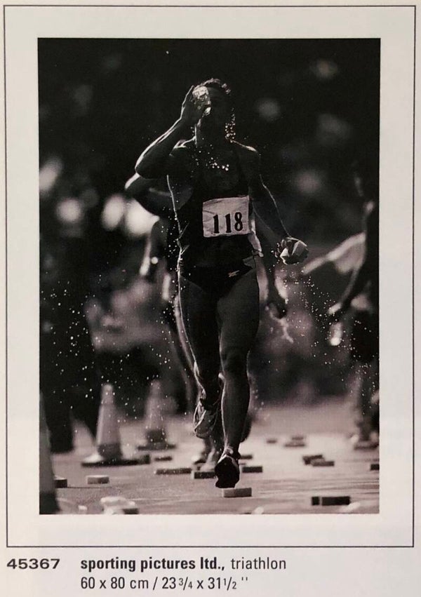 Verkerke Sporting Pictures	Triathlon 80 x 60 cm Poster 90er Jahre Art