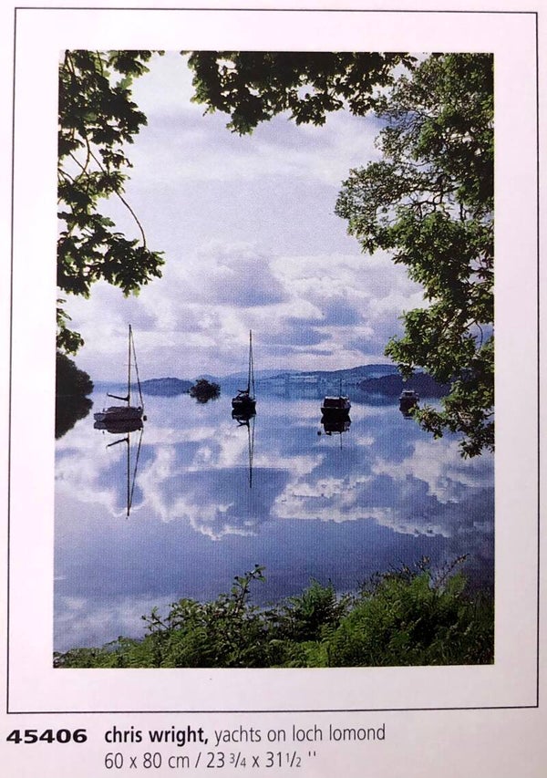 Verkerke Chris D.P.Wrigtht Photography	Yachts on Loch Lomond  80 x 60 cm Poster 90er Jahre Art