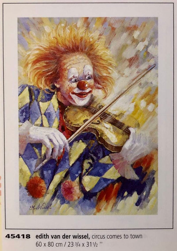 Verkerke Edith van der Wissel	Circus comes to town 80 x 60 cm Poster 90er Jahre Art