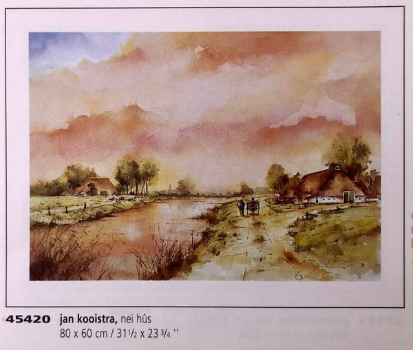 Verkerke Jan Kooistra	Nei Hus  80 x 60 cm Poster 90er Jahre Art