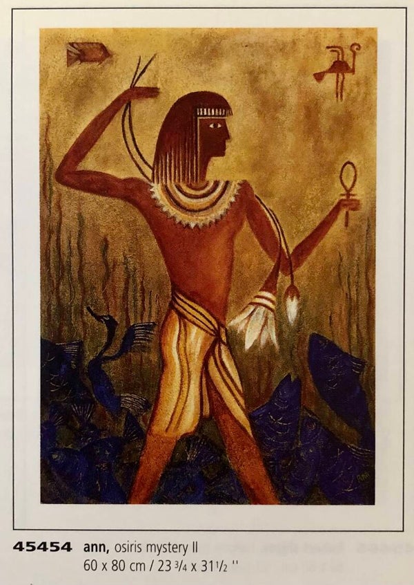 90er Jahre Ann	Osiris Mysteries II 80 cm x 60 cm Kunstdruck