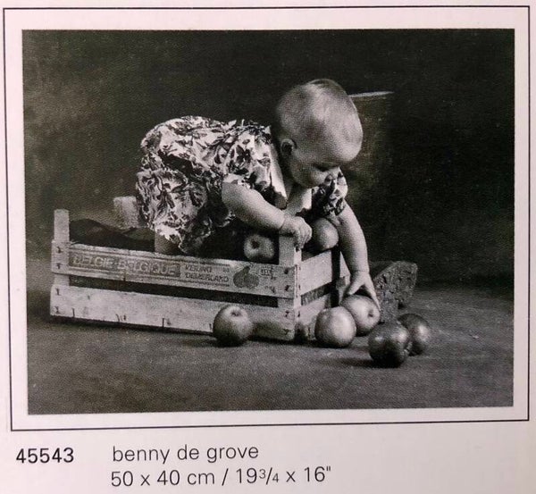 Verkerke Midi Poster Benny de Grove Baby	Photo 40 cm x 50 cm Poster Weihnachtsgeschenk vintage