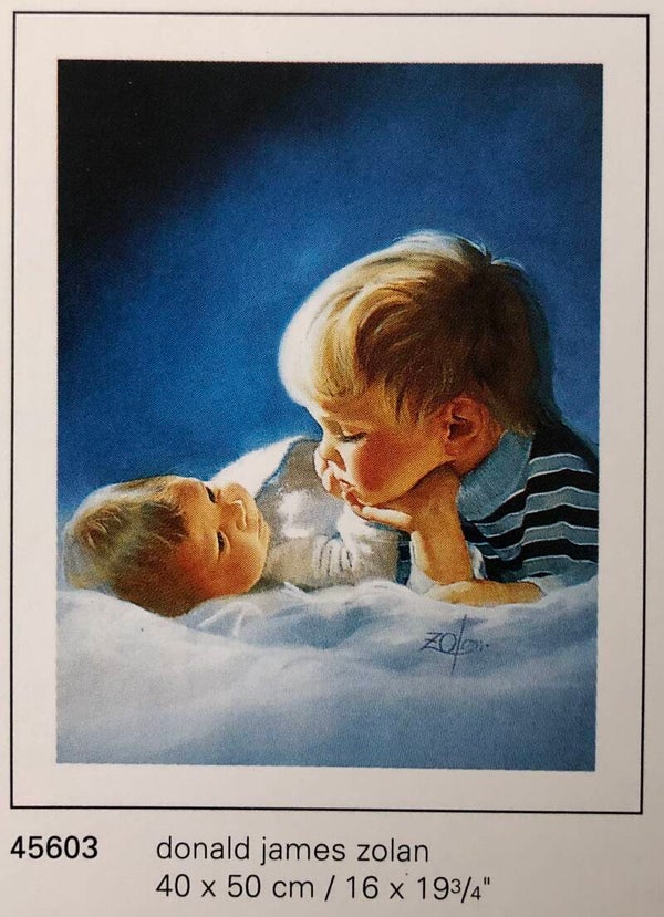 Verkerke Donald James Zolan	Brotherly love 50 x 40 cm Poster 90er Jahre Art