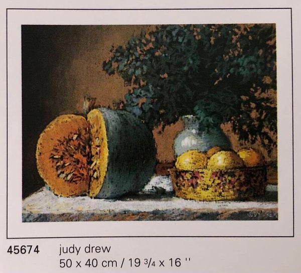 Verkerke Judy Drew	Pumpkin still live 50 x 40 cm Poster 90er Jahre Art
