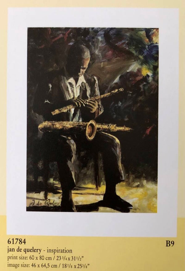 90er Jahre Poster Jan de Quelery	Inspiration 80 cm x 60 cm Kunstdruck