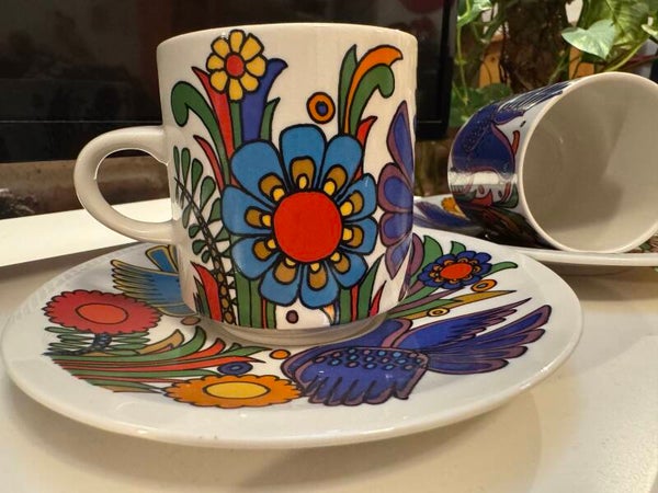 Villeroy & Boch Acapulco 4 Teile Kaffeetasse Set mit Untertasse