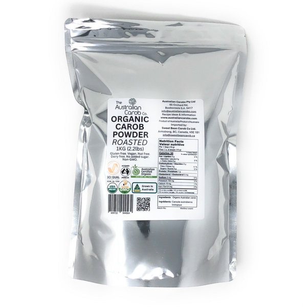 Pure Roasted Organic Carob Powder 1 kg