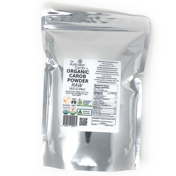 Pure Raw Organic Carob Powder 1 kg