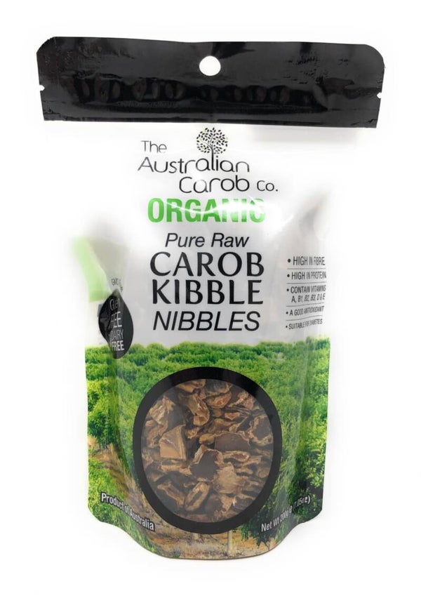 Pure Raw Organic Carob Kibble Nibbles 200g