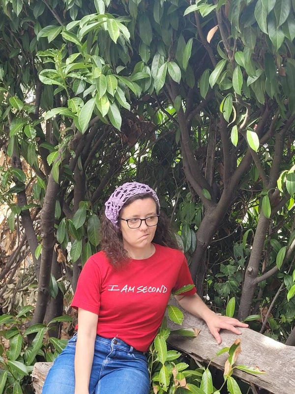 Bandana lilas, à partir de...