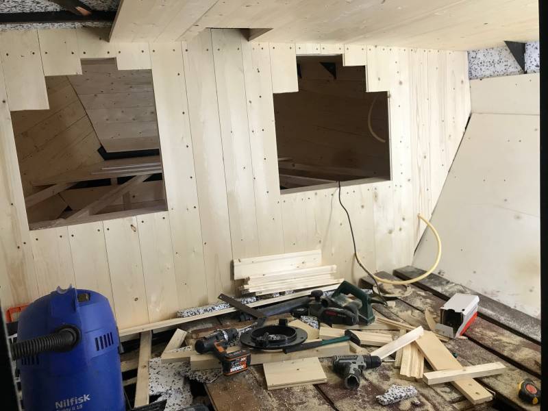 kooibeschot en plafond