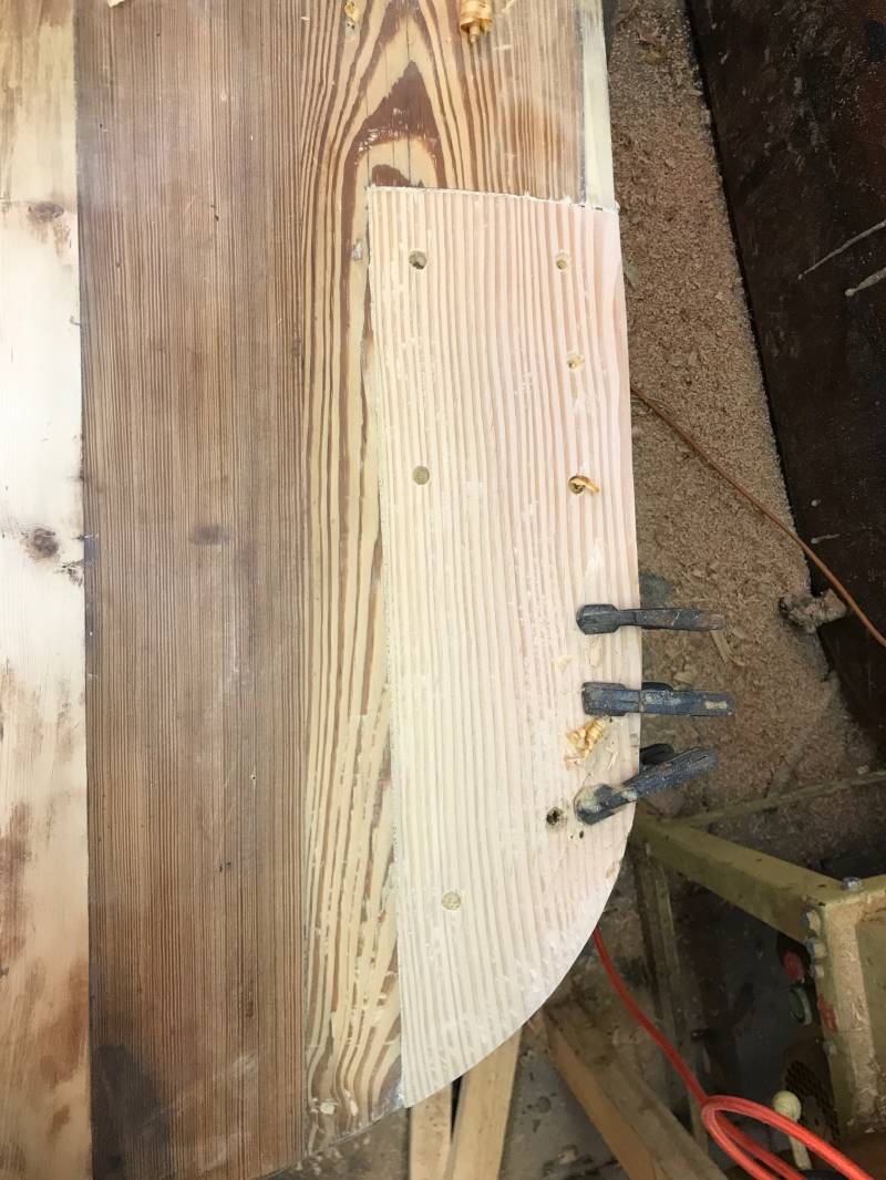 Reparatie zwaard uiteinde