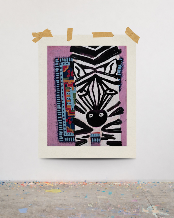 "Zebra's gaze"