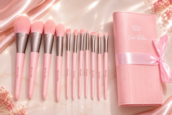 Rosé Beauty Brushes