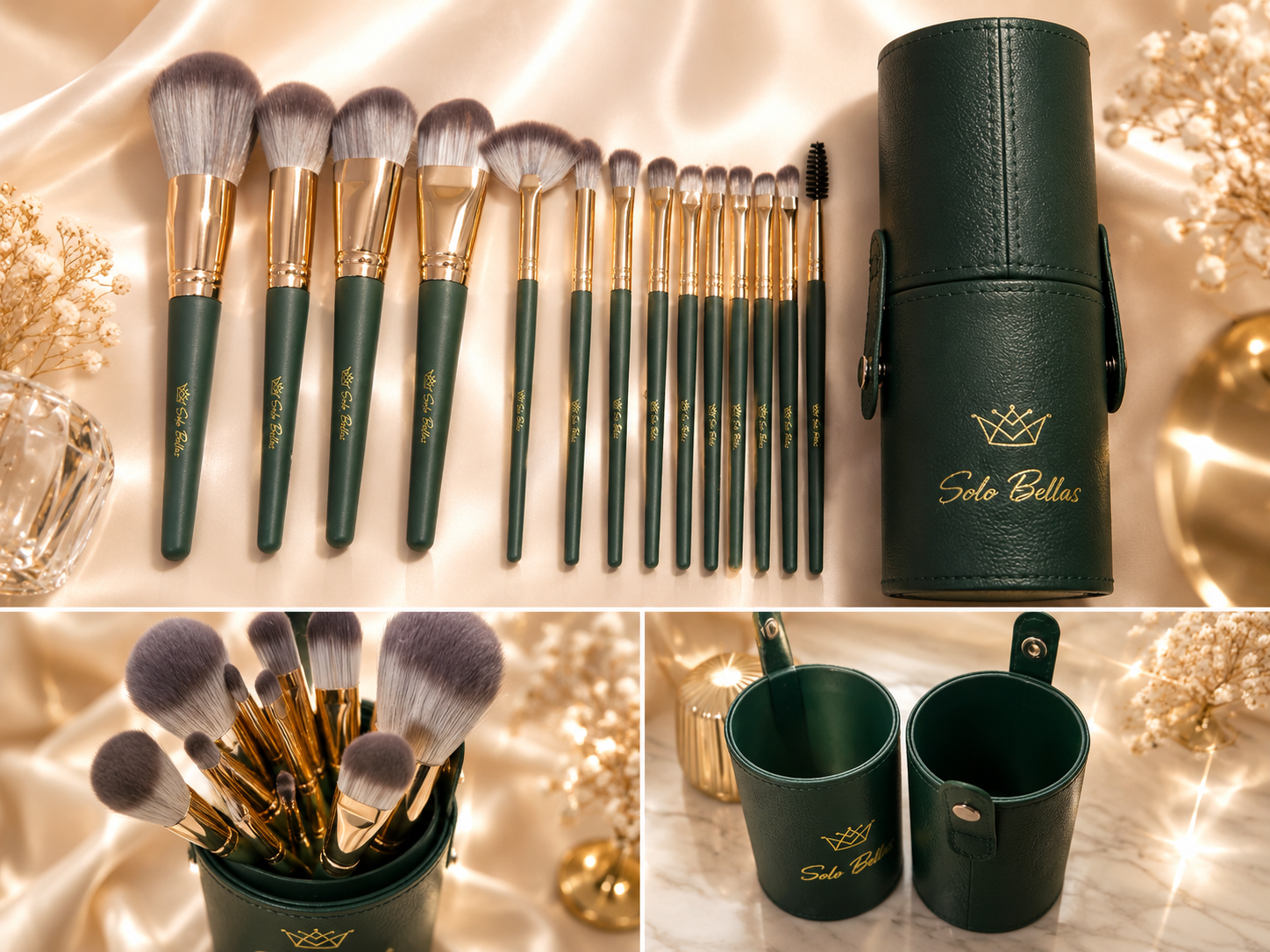 Emerald Luxe Brushes