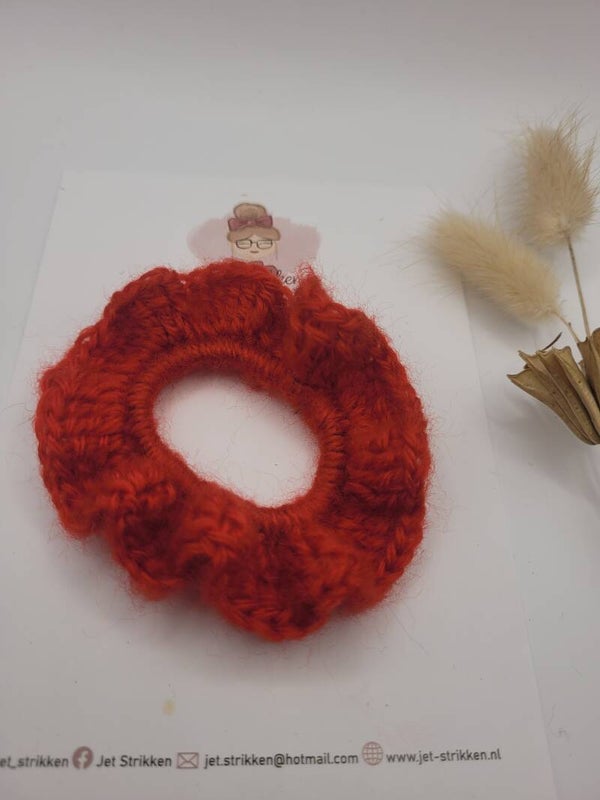 Gehaakte scrunchie