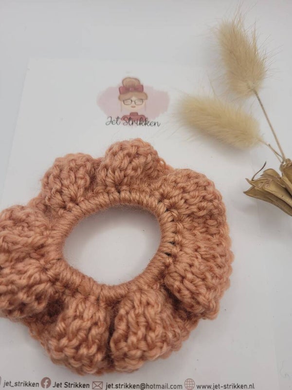 Gehaakte scrunchie
