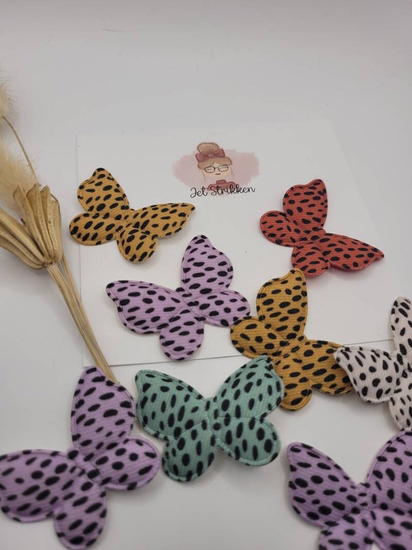 3cm - mix van 5 vlinder