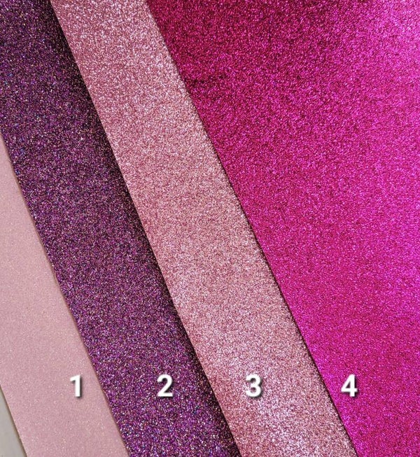 Fijne glitter - paars