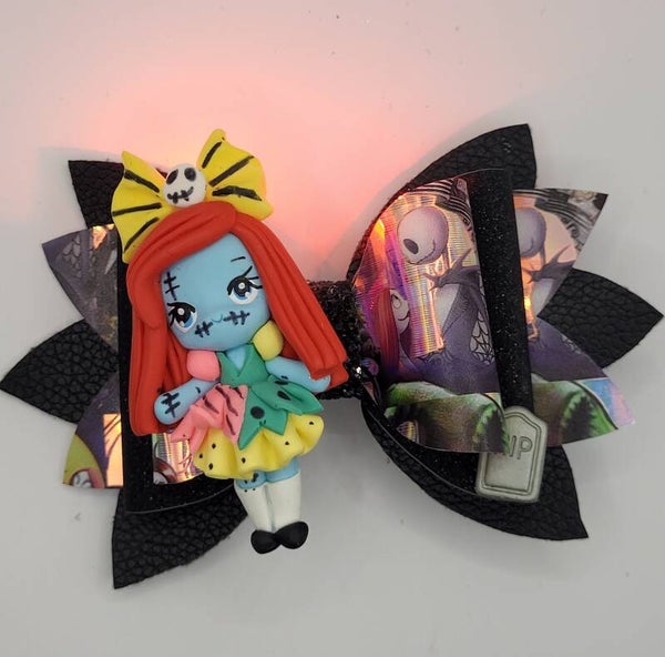 Fimo haarstrik met lampjes