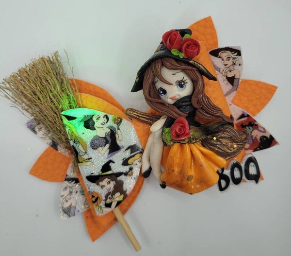 Fimo haarstrik met lampjes