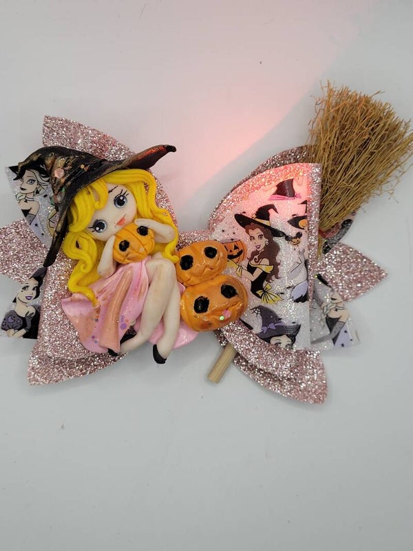 Fimo haarstrik met lampjes