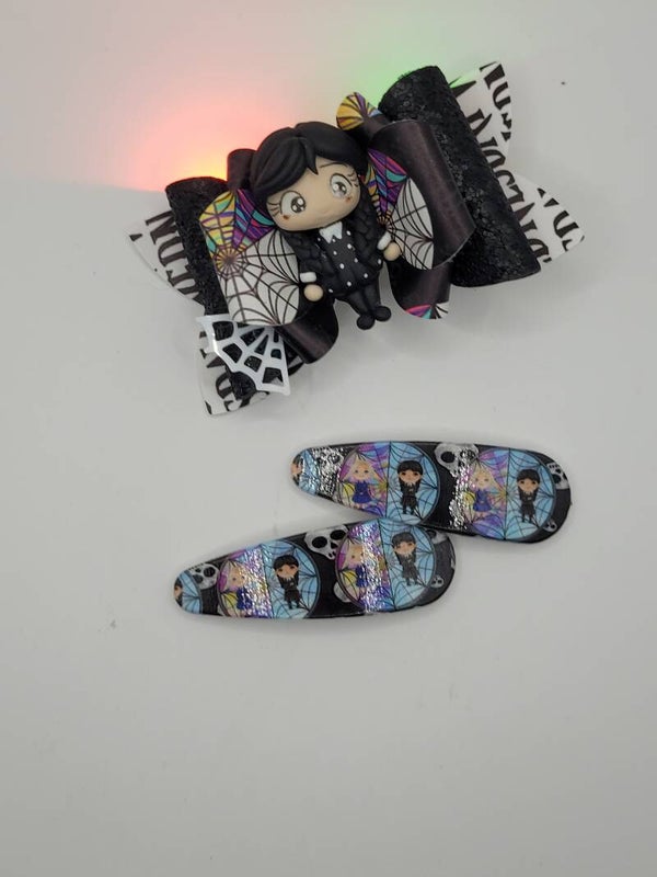 Halloween met lampjes + 2 speldjes