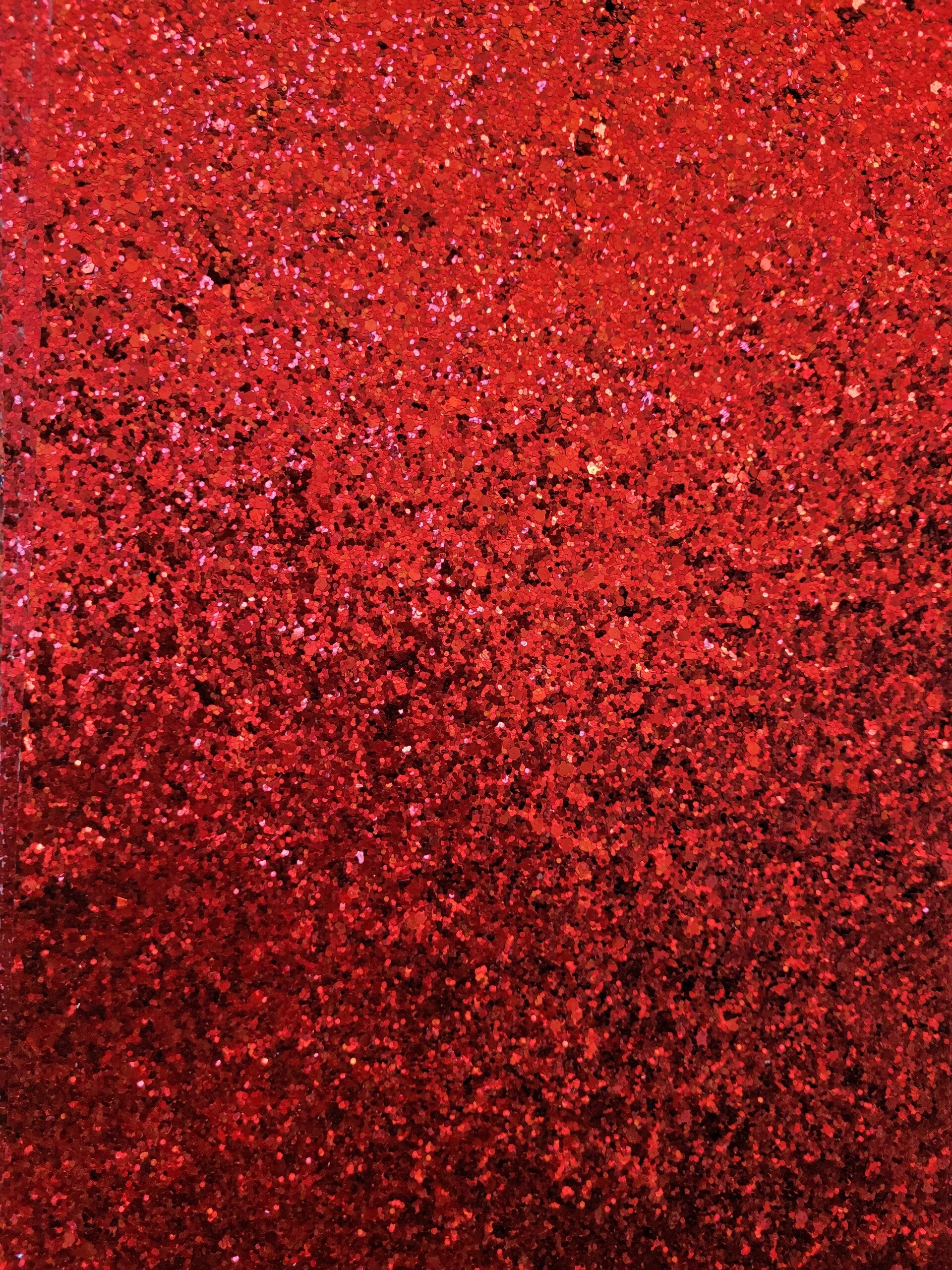 Grove glitter rood