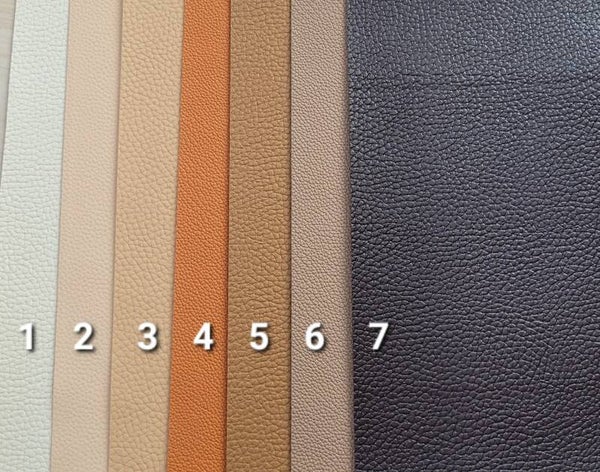 Leer A4 - beige / bruin