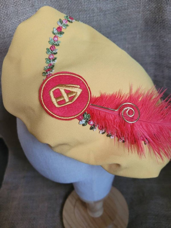 Pietenmuts - met knoopsgat elastiek, dus opmaat te verstellen