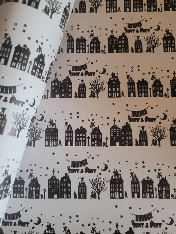 Mooi glad leer - zwart