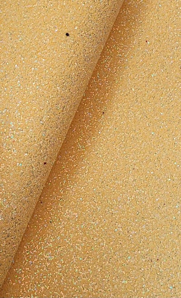 Grove glitter (oker)geel