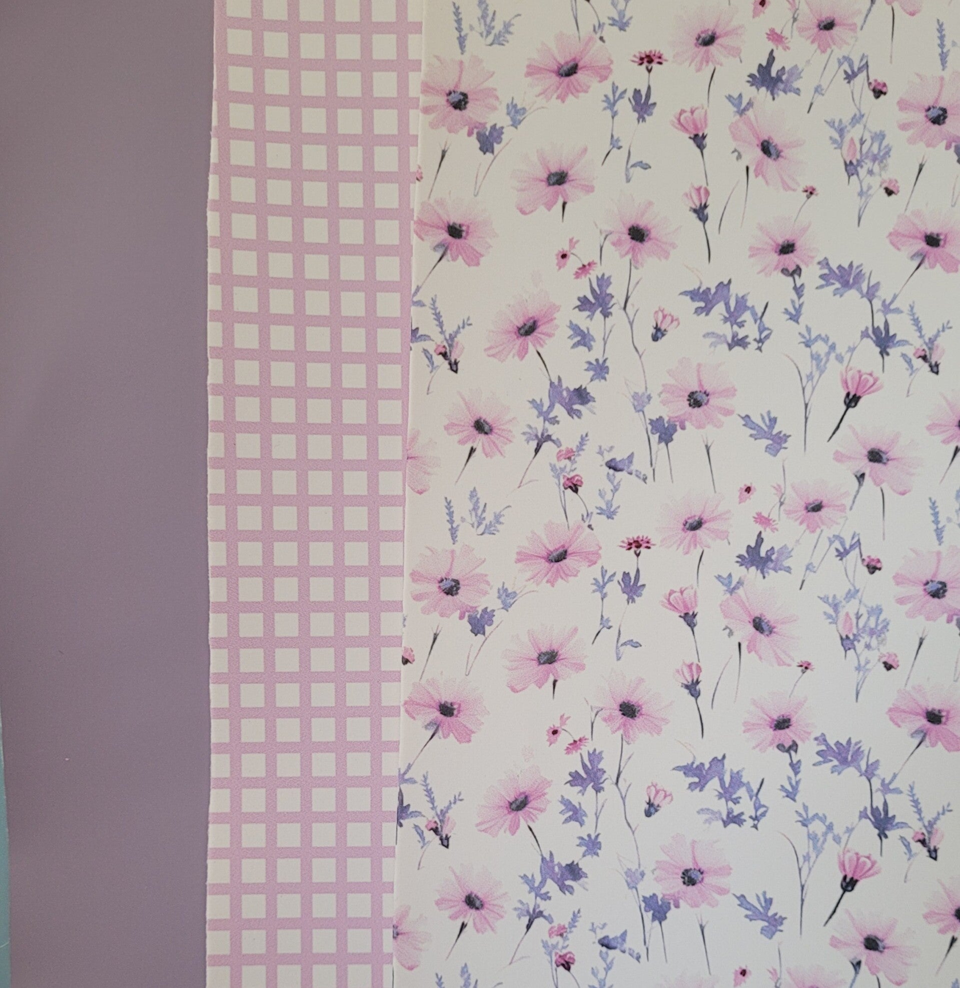 Voordeelsetje leer bloemen