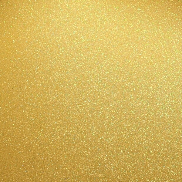 Fijn glitter leer geel