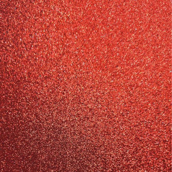 Fijn glitter leer rood